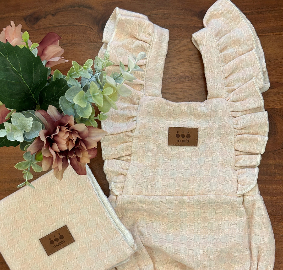 Burp Cloth Plaid Set