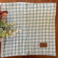 Burp Cloth Plaid Set