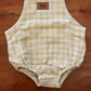 Plaid Jump Suit